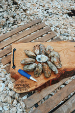 Load image into Gallery viewer, 12 Mersea oysters and shucking knife. Shop oysters online .