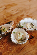 Load image into Gallery viewer, Mersea oysters. Dressed rock oysters. Oyster dressings.