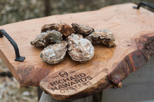 Mersea oysters. 6 rock oysters. 