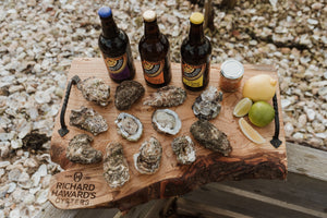 Mersea Island beer gift set. Mersea oysters. 