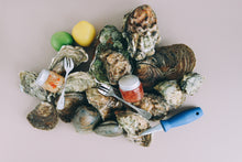 Load image into Gallery viewer, A mix of oysters and clams. Sold by Richard Hawards Oysters.