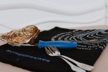 Load image into Gallery viewer, Black shucking bundle. Oyster forks. Shucking knife.