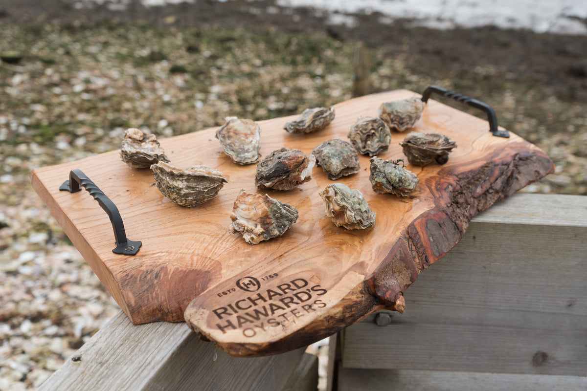 Dozen oysters. Richard Haward's oysters. Eighth generation oystermen. 