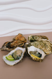 A mix of Jersey rock oysters and Mersea rock oysters. Richard Haward's Oysters