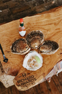 Large native oysters. Mersea native oysters. 