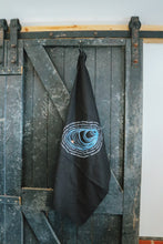 Load image into Gallery viewer, Black shucking towel. Mothershucker towel. Richard Haward&#39;s Oysters 