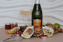 Load image into Gallery viewer, Oysters and champagne. Christmas gift set. 