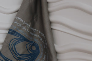 Grey oyster towel 
