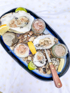 Mersea Island oysters. Mersea clams 