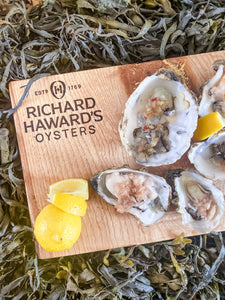 Serving board for oysters. oyster plate 