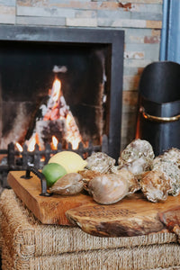 Rock oysters. Native oysters. Mersea natives