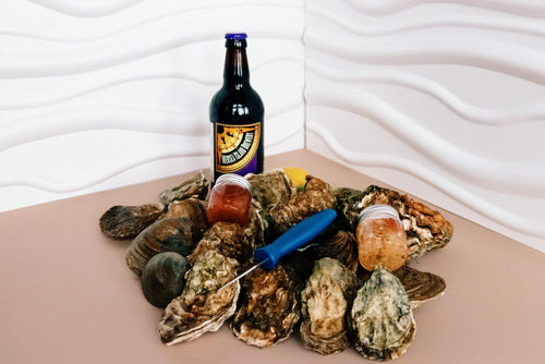 Native Oyster Taster box with Oyster Stout