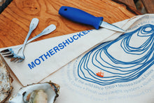 Load image into Gallery viewer, Oyster shucking knife, Oyster forks. Shucking tea towel. 