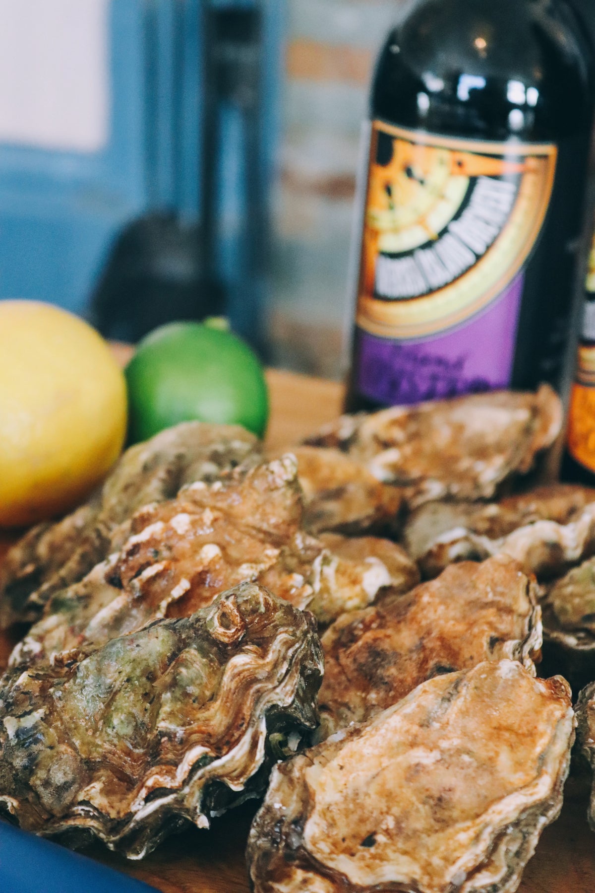 Oysters from Mersea Island. 