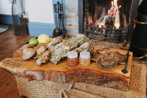 Native oyster gift set. Rock Oysters. Mersea Island. 