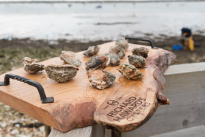 12 small rock oysters from Mersea Island 
