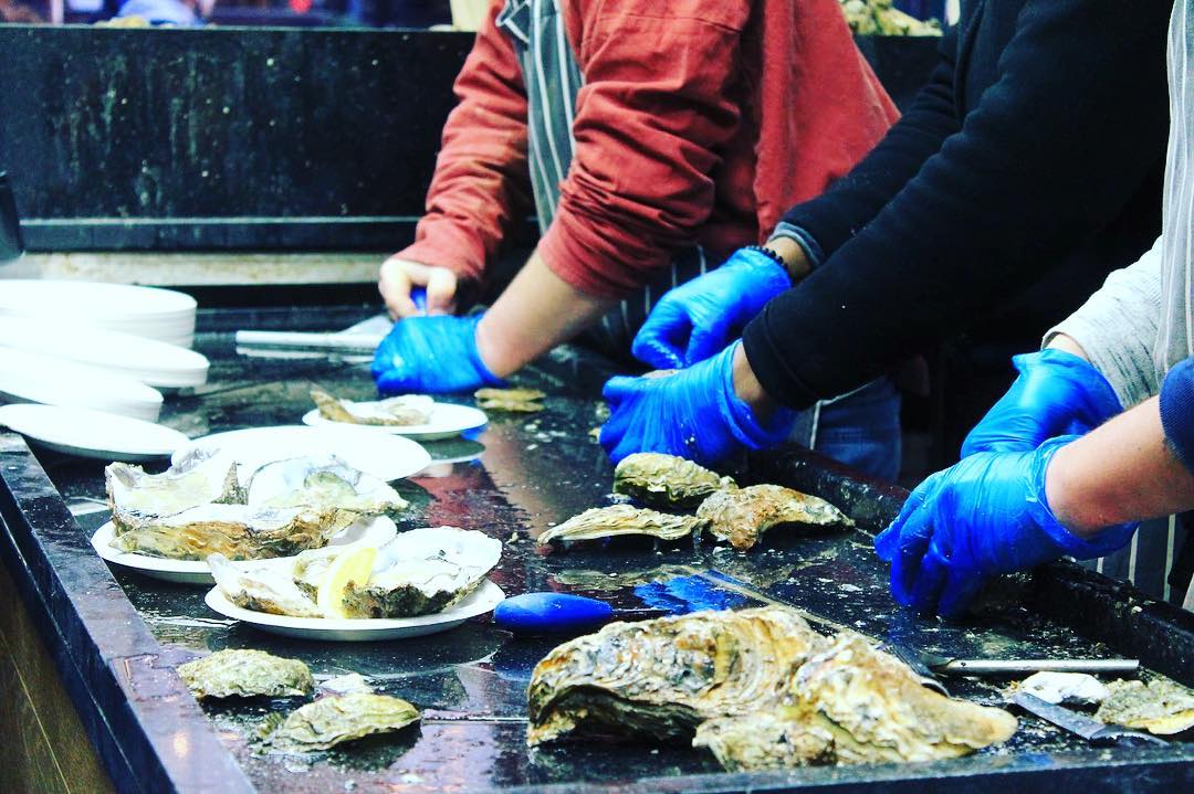 Round Handled Oyster Knife - Richard Haward's Oysters at Borough Market. 