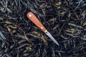 Wooden Handled knife. Richard Haward's Oysters. Mersea Oysters