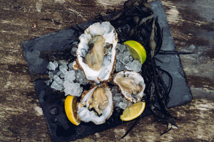 Mersea rock oysters. Mail order oysters. Large rock oysters